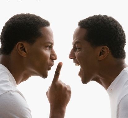 Black Men Arguing 
