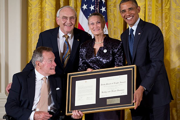 Obama Honors Bush