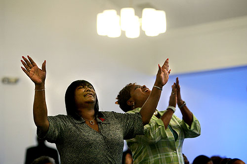 Black women in church